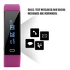 0.86inch IPS Color Screen Smart Bracelet Pedometer Sport Bluetooth Purple
