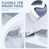 Kucucyle RV Silicone Toilet Brush with TPR Bristles & Detachable