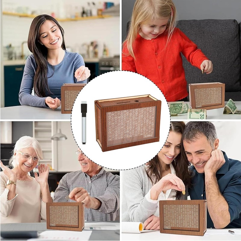 Money Saving Box, Savings Box, Savings Challenge, 10000 Saving Challenge