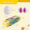 newlng Matching Eggs for Toddlers, Colour and Shape, Montessori Toys,