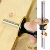 LiebeWH Wheel Marking Gauge Double Blade Woodworking Scriber with Adjustable