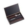 sourcing map Brown Leather Watch Band 16mm Quick Release Deployment
