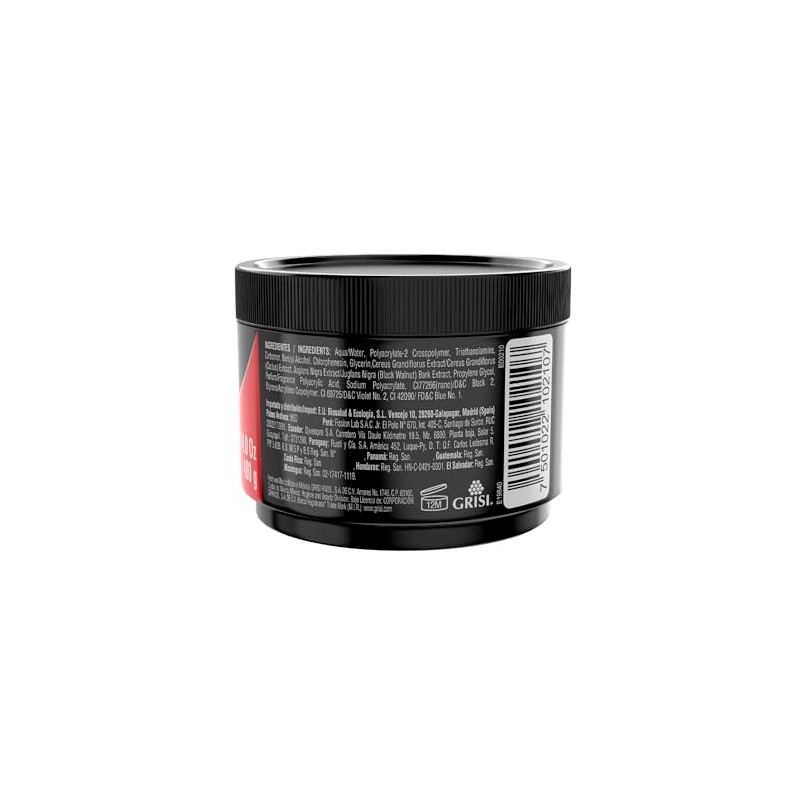 Organogal Grisi Gel Extra Firme Negro Intenso 400 Gramos