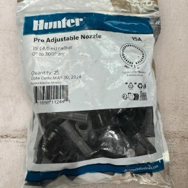 Hunter 25-PACK  Hunter 15A PRO Adjustable Spray Nozzle | 15-Feet Radius | 0-360