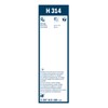 Bosch Automotive Windscreen Wiper Rear H314, Length: 300 mm -
