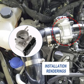 BUSIDN 22030-0V010 Electronic Throttle Body Assembly Replacement for Scion TC 2011-2016,Toyota RAV4 Camry Venza Sienna Highlander S20140