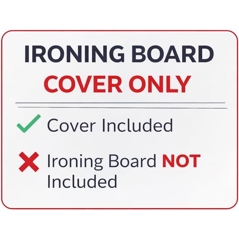 TIVIT Rectangular Ironing Board Cover for The Original Big Board