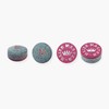 PRO-IMPACT Hybrid Leather Snooker and Pool Cue Tips 10mm (Maroon