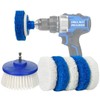 RotoScrub Bathroom Cleaning Scrub Pads + Drill Powered Scrub Brush