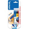 Pilot Pen Frixion Ball & Clicker3 Blue/2 Black/1 Red Refill