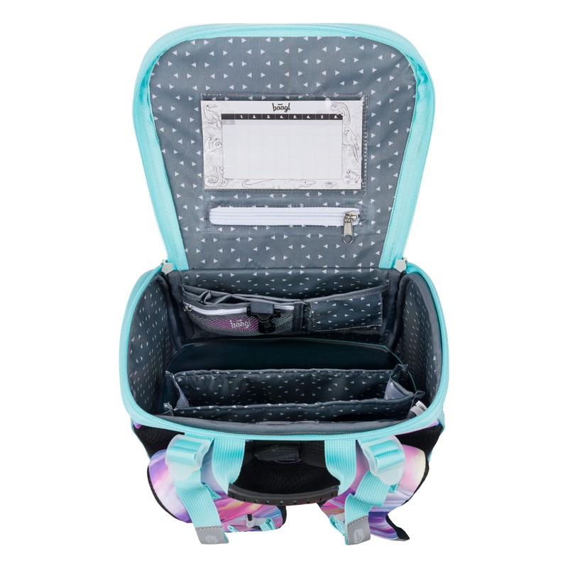Baagl Girls' School Bag for 1st Class - Ergonomic School