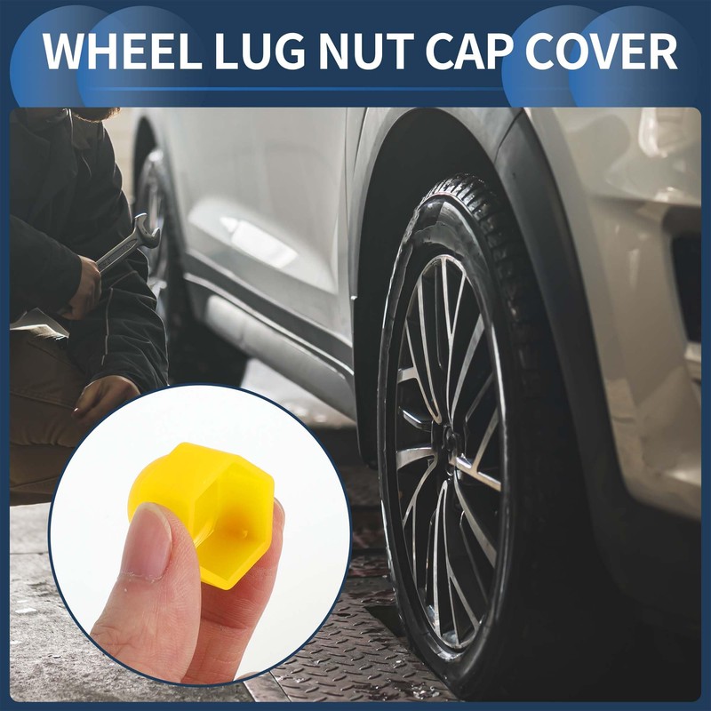 INFINAUTO Wheel Lug Nut Bolt Exterior 21mm Rims Tire Nut