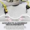 Wheel Alignment Tool with 2 Measuring Tapes, Toe Alignment Tool