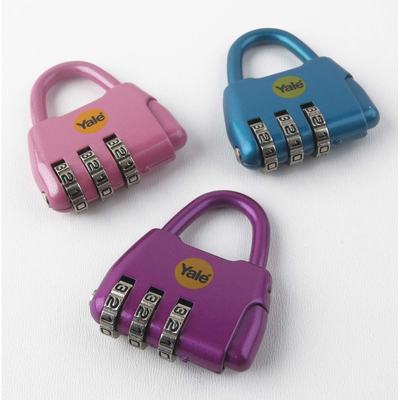 Yale Y-NOVELTY-2 Mixed Fashion Dreams Side Button Novelty Padlock