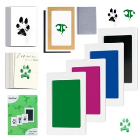 DeerZone Inkless Paw Print Kit,Dog Paw Print Kit,Dog Nose Print Kit,Clean Touch Ink Pads and Imprint Cards,Pet Paw Print Impression Kit for Dogs Cats Footprint Keepsake