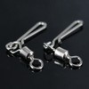 SEIWEI 2#, Quick Change Swivels Carp Fishing Terminal Tackle, Pack