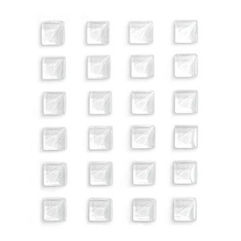 Mymazn Fridge Magnets Refrigerator Magnets for Fridge Cute Glass Magnets Decorative Kitchen Office (White)