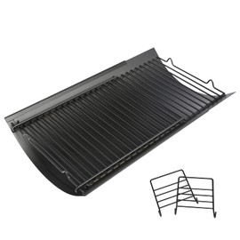 Uniflasy 23.62" to 35.43" Adjustable Ash Pan Replacement for Chargriller 5050 1224 5072 5650 1324 2121 2222 2123 E1224, Fit Oklahoma Joe’s Charcoal Grills, Royal Gourmet, Charbroil Replacement Part