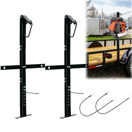 1 Place Heavy-Duty Backpack Leaf Blower Rack for Trailers, Adjustable Leaf Blower Storage Holder for Open and Enclosed Lawn Landscape Trailer Truck, suitable for 22''-26'' Blowers(1 Place, Pack 1)