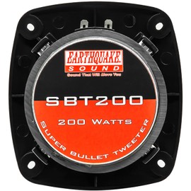 Earthquake Sound PR-SBT200 Car/Pro Audio 4-inch Super Bullet Tweeter, 1.8" Voice Coil, 150W MAX (Pair), Black