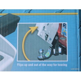 Reese Flip-Up Hitch Step Cover Pickup Van Truck Heavy Duty 300lb Weight Capasity