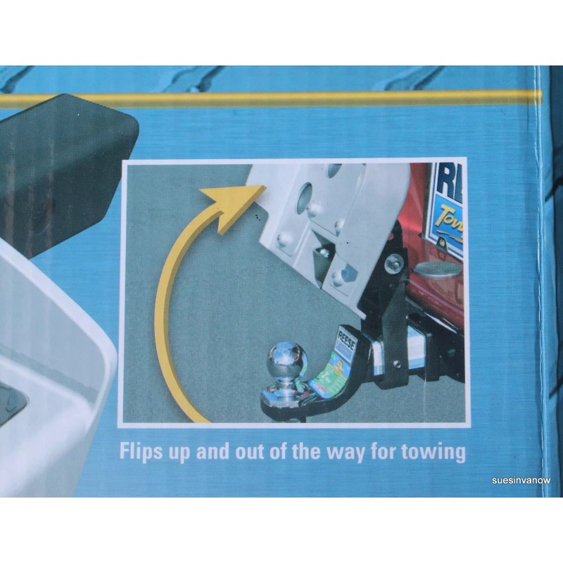 Reese Flip-Up Hitch Step Cover Pickup Van Truck Heavy Duty