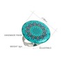 Boho Groß Mandala Design Runde Statement Ringe Einstellbar Schmuck für