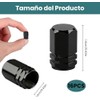 16pcs Tapas De Válvula con Cierre para Neumático De Automóvil,