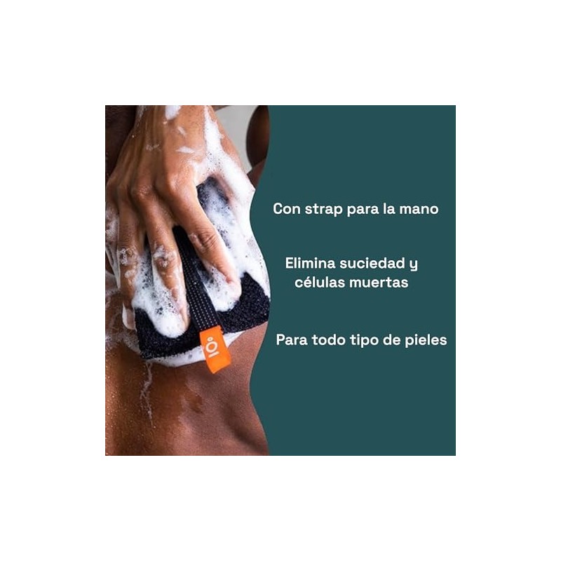 2 PACK Esponja Exfoliadora y Toalla Strech Exfoliante, Esponja Suave,