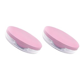 OSALADI 2pcs Powder Box Loose Powder Compact Container Loose Powder Containers Diy Makeup Powder Accessories Powder Puff Cosmetics Powder Case 3g Filling Polyester Elastic Mesh