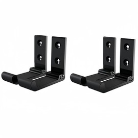 Wzenclave 4 Pack Indoor Gun Rack Wall Mount Anti-Scratch Rubber Pad Foldable Hook for Protecting Rifles, Shotguns, Archery Bows, 60lb Grip Bracket Easily Mounts on Walls, Doors, Safes, Shelves (4)