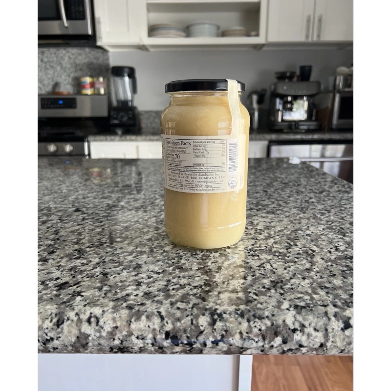 Big Island Bees Organic Hawaiian Honey Raw Premium Large 47oz