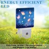 Uiaoiais Night Light Plug into Wall Glowing Butterflies Flying in