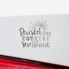 Raised On Country Sunshine (Metallic Silver) (Set of 2) Premium