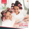 4pk Pink Hair Rollers for Hair Volume, Velcro Rollers for