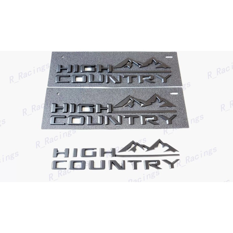 GM Auto Fender Matte Black High Country Rear Silverado Hood