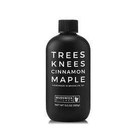 Bushwick Kitchen Trees Knees Cinnamon Maple, Organic Maple Syrup Infused with Cassia Cinnamon, 13.5 Ounce Bottle