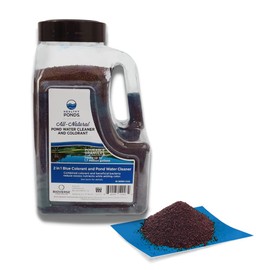 Healthy Ponds Pourable Granules 2-in-1 Dye and Pond Water Cleaner Treats 1.7 Million Gallons, Blue