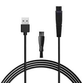 5V USB Charging Cable Compatible with Freebird Head Shaver Kit, Electric Razor Charger Cord with 1 Cleaning Brush