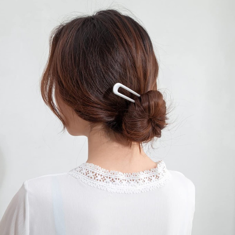 COMFORTIS Hair Ornament, U-Pin, Japanese Style Hairpin, U-Shape, Set of