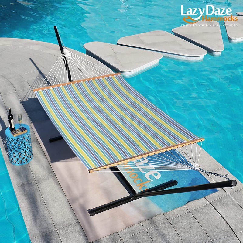 Lazy Daze Hammocks Quick Dry Hammock with Spreader Bar 2