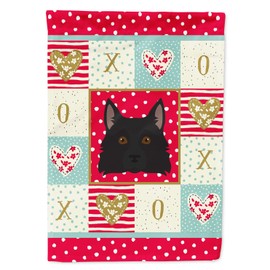 Caroline's Treasures CK5236GF Schipperke Love Garden Flag, Red Mailbox Flag Decorative Yard Flag Banner Outside Patio Artwork Yard Flower Beds, Garden Size, Multicolor