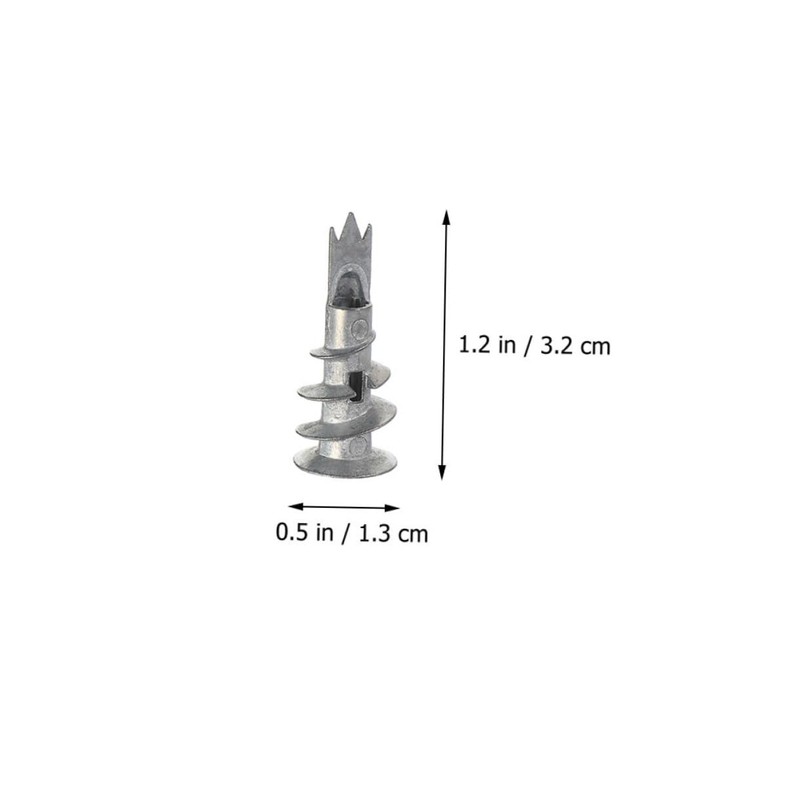 ULTECHNOVO 50sets Drywall Screws and Anchors Self-Drilling for Household Fixing