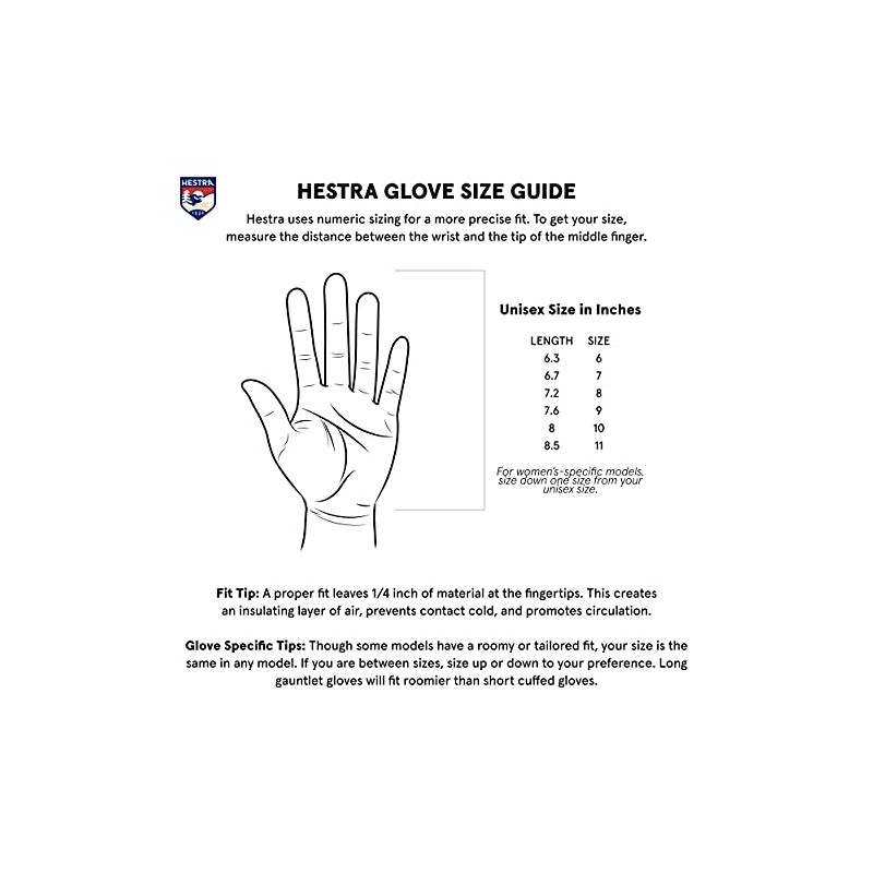 HESTRA Women's and Men's Basic Finger Gloves