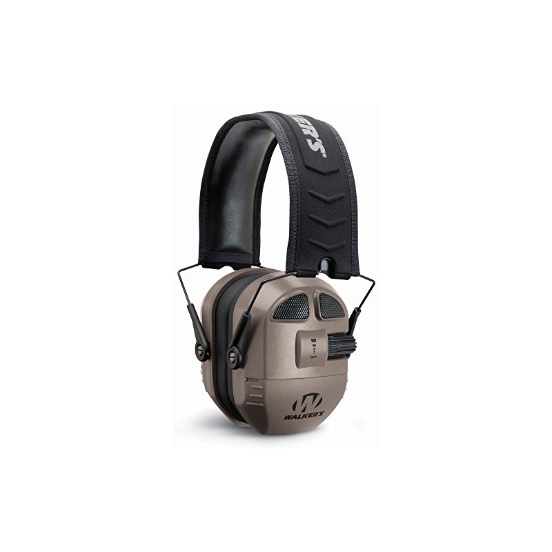 Walker's Ultimate Alpha Quad 360 Electronic Ear Muffs Flat Dark