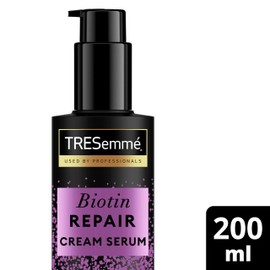 TRESemme Biotin Repair Leave-In Cream Hair Serum hair treatment with Biotin & Pro-Bond Plex for up to 3x stronger hair & 98% less breakage* 200 ml