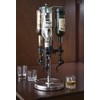 OGGI 3-Bottle Revolving Liquor Dispenser, Stainless Steel