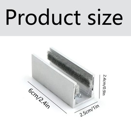 Glass Sliding Door Floor Guide Glass Clamp Glass Shelf Support Sliding Door System Aluminium Alloy Guide Roller Sliding Door System Accessories for Sliding Glass Doors Glass Sliding Door Holder Pack