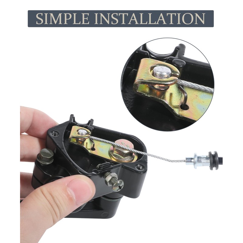 VARGTR Thumb Throttle,Throttle Cable Kit,Car Accessories Mini Bike Throttle Kit,7/8''