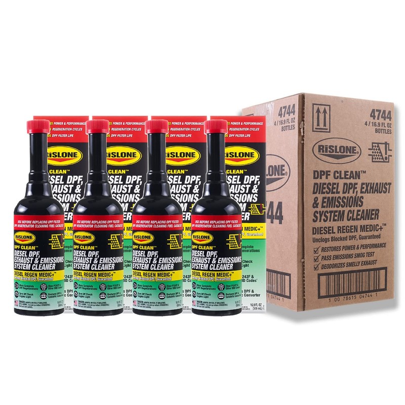 Rislone® 4744-4PK DPF Clean™ Diesel DPF, Exhaust & Emissions System